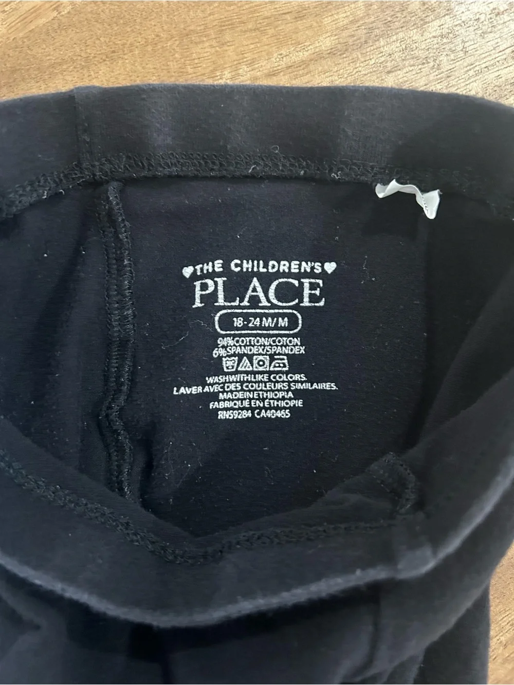 The Children's Place Girls' Mixed Denim & Black Bottoms - Blue & Black